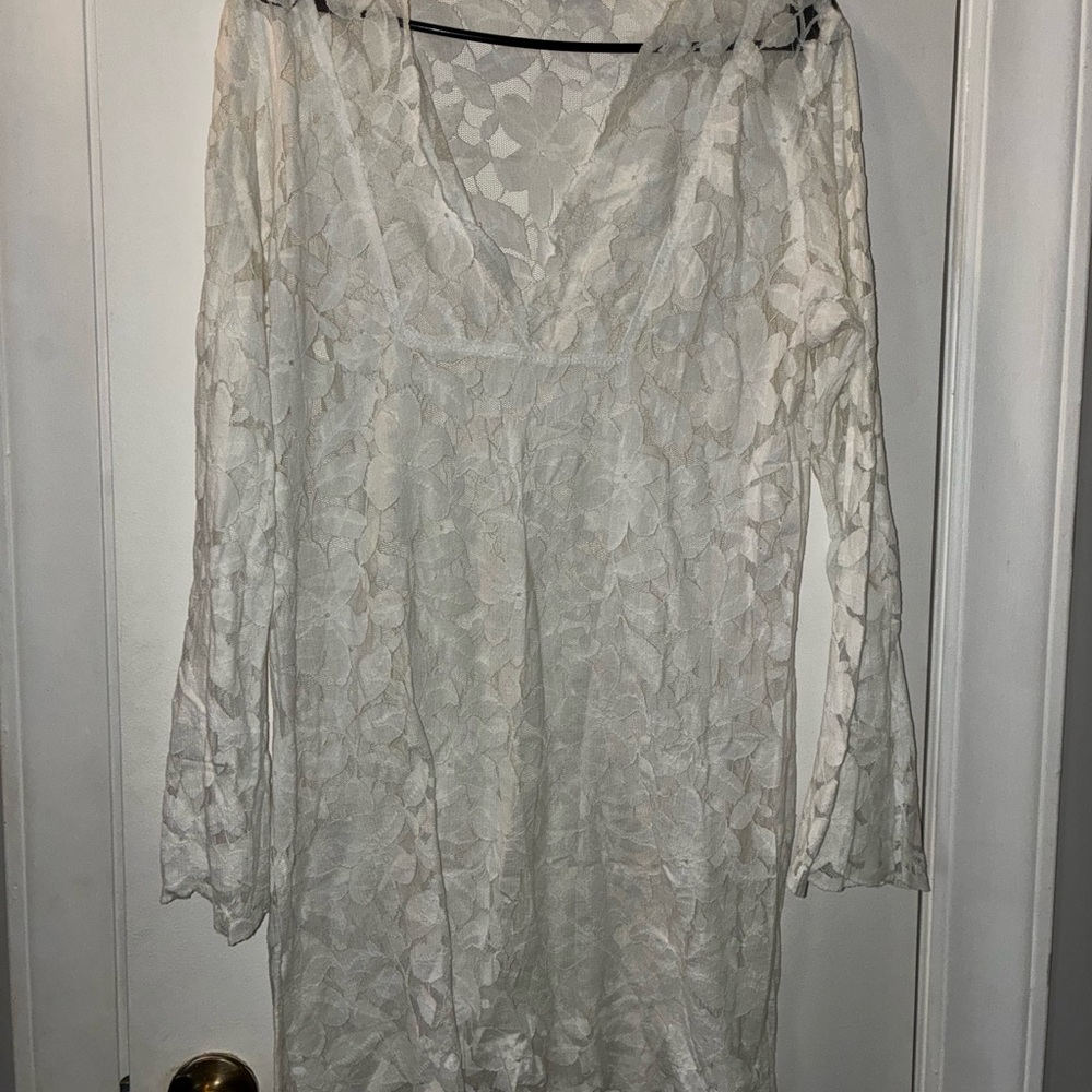 White transparent blouse
